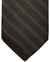 Stefano Ricci Silk Tie Brown Stripes Design