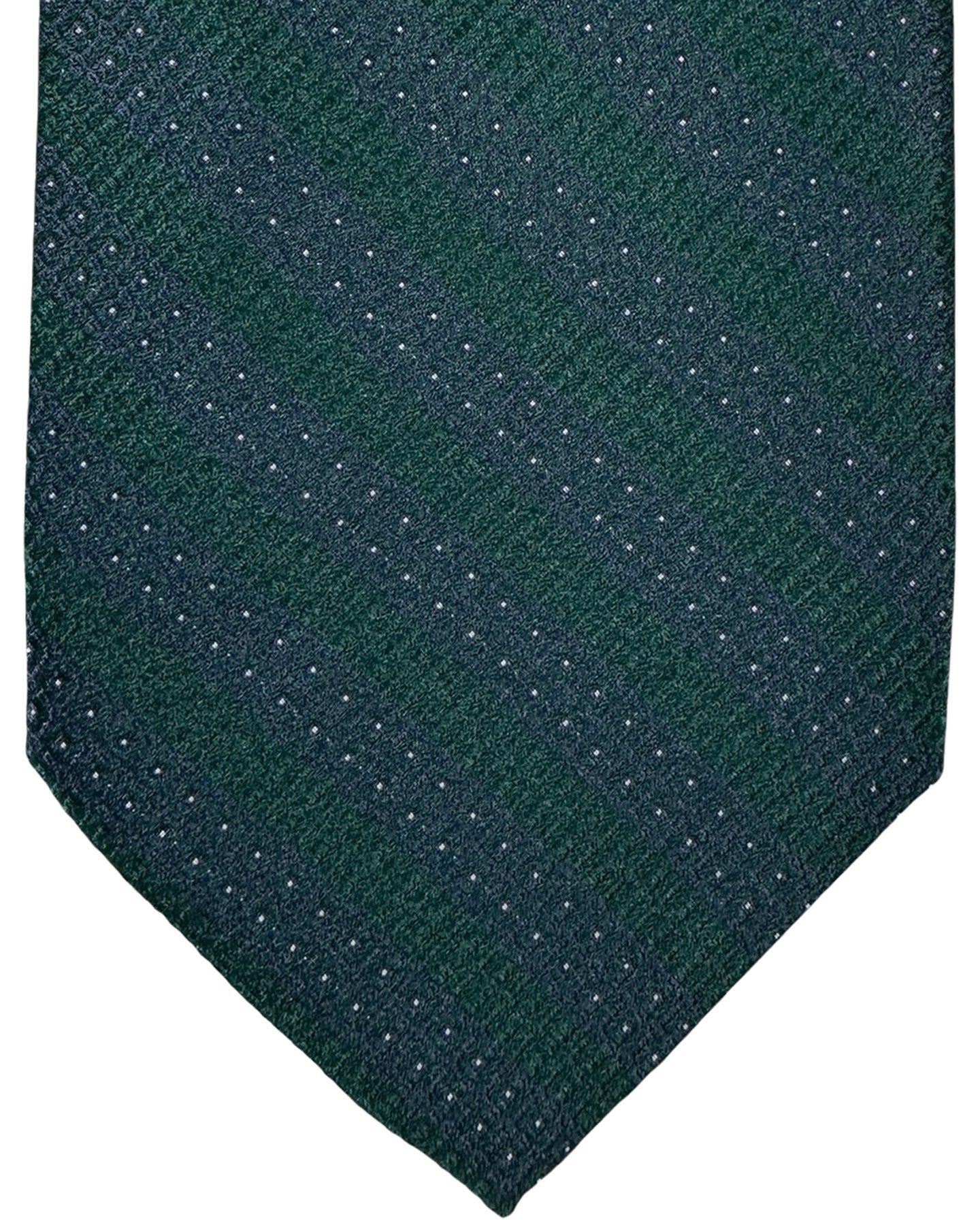 Stefano Ricci Silk Tie Green Stripes Design