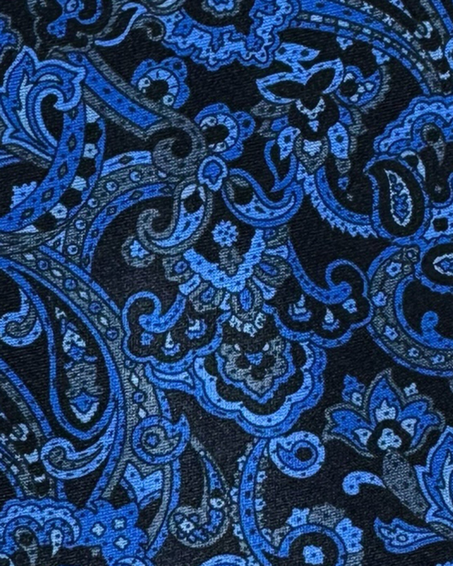 Stefano Ricci Silk Tie Blue Gray Ornamental