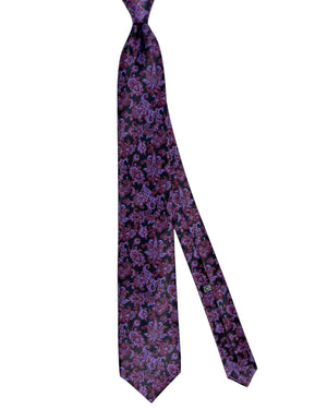 Stefano Ricci Silk Tie Purple Ornamental