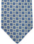 New Stefano Ricci Silk Tie Gray Blue Geometric