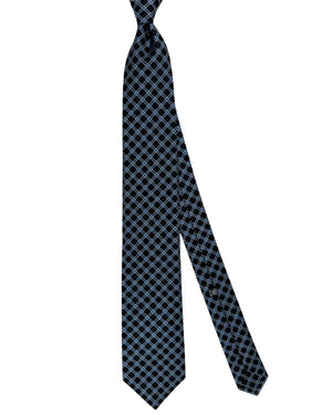 Stefano Ricci Silk Tie Black Blue Design