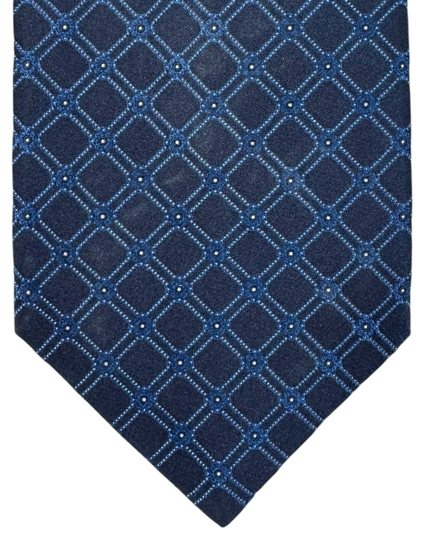 Stefano Ricci Silk Tie Dark Blue Design