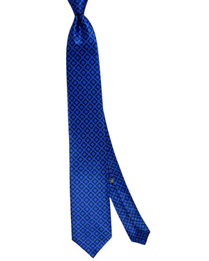 Stefano Ricci Tie Navy Purple Royal Blue