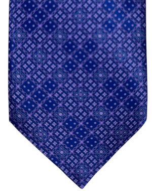 Stefano Ricci Silk Tie Purple Design