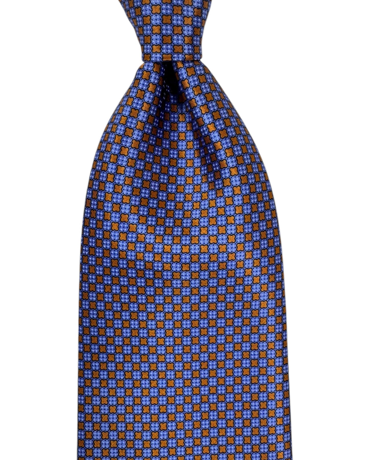 Stefano Ricci Tie Purple Orange Geometric