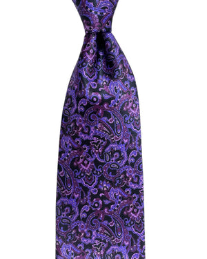 Stefano Ricci Tie Purple Paisley Ornamental