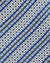 Stefano Ricci Tie White-Silver Blue Patterned Stripes Design