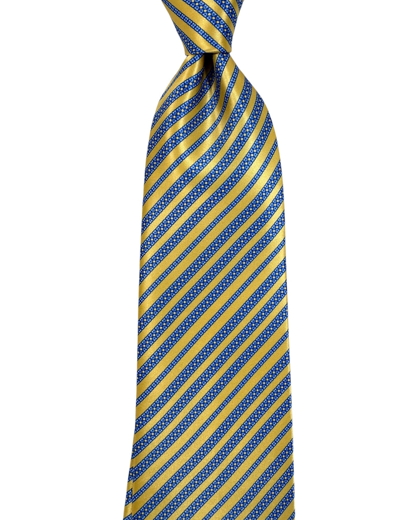 Olive-Gold Blue Tie