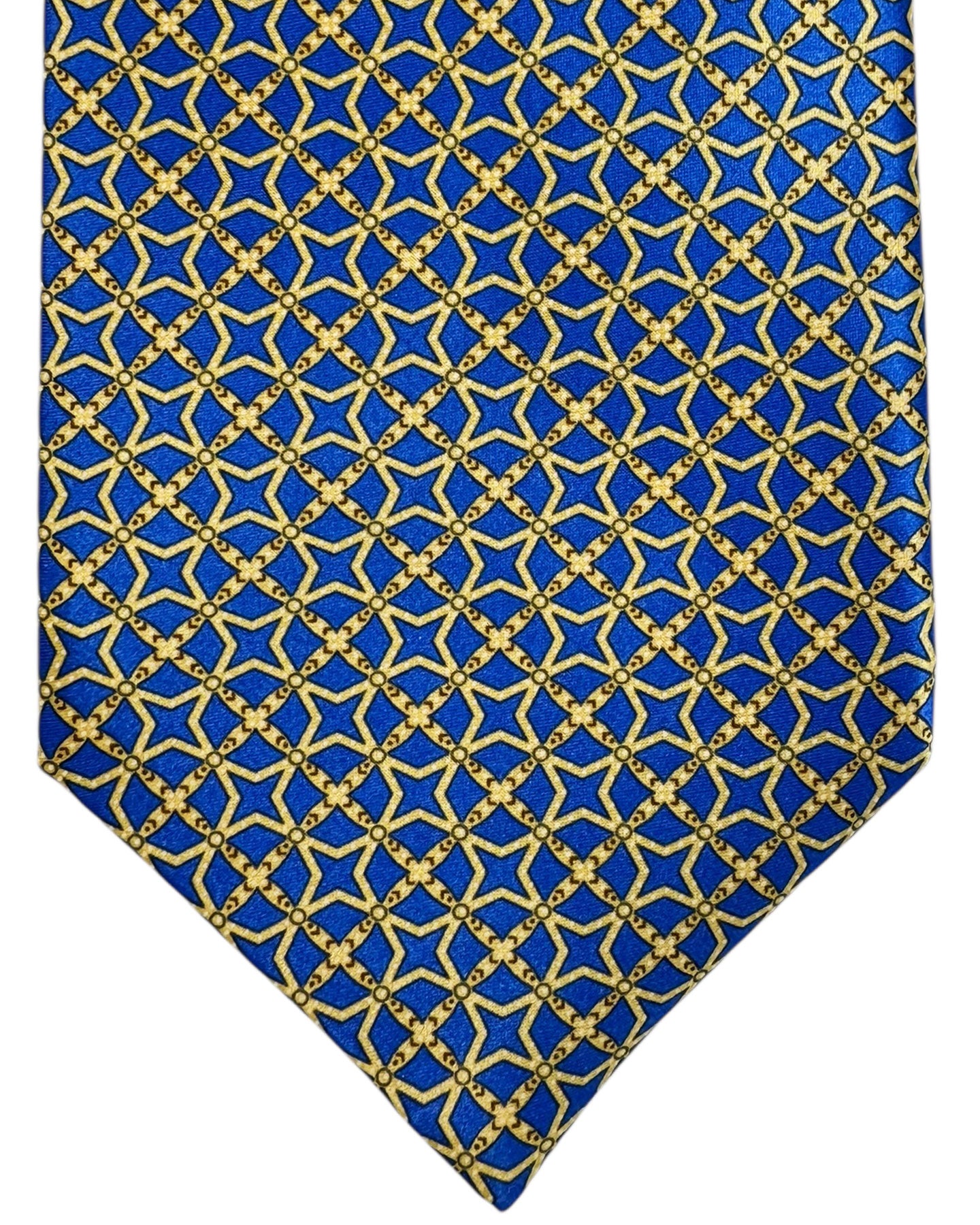 Stefano Ricci Silk Tie Royal Blue Design