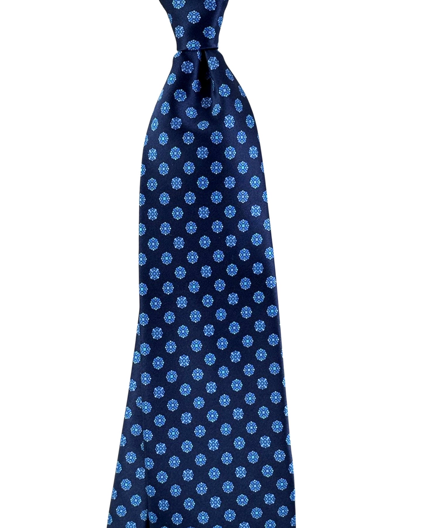 Stefano Ricci Silk Tie Navy Blue Design