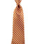Stefano Ricci Silk Tie Orange Silver Design