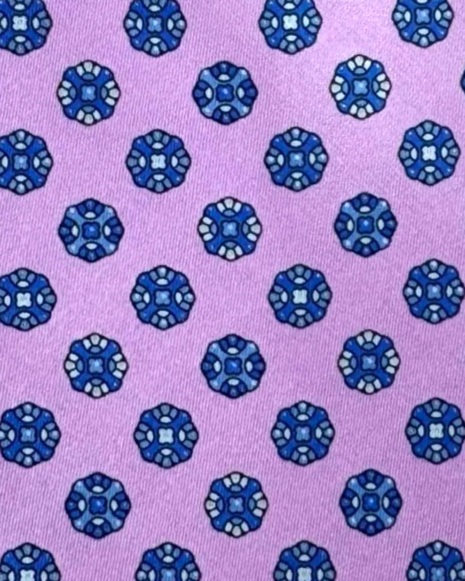 Stefano Ricci Tie Pink Blue Geometric