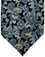 Stefano Ricci Tie Black With Blue And Gray Ornamental Paisley