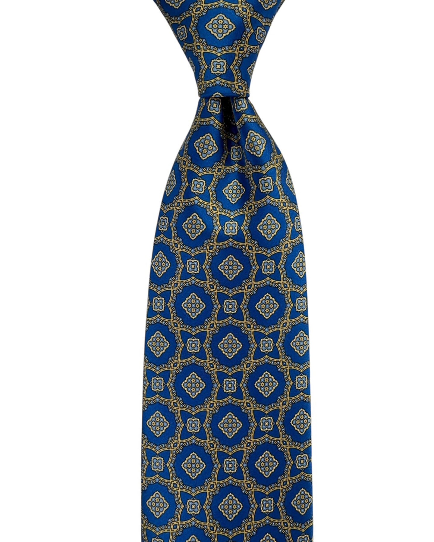 Stefano Ricci Tie Navy Medallion