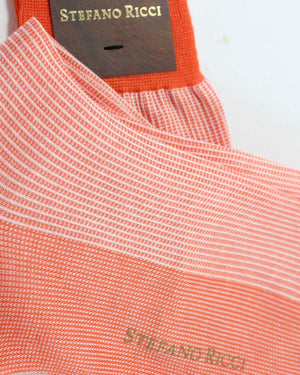 Stefano Ricci Socks Orange