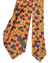 Sartorio Sevenfold Tie Orange Yellow Navy Floral Design