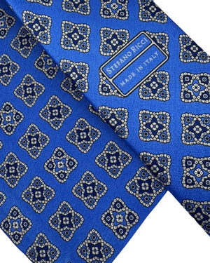 Stefano Ricci Silk Necktie Blue Design