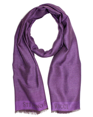 Scarf Purple Design Genuine