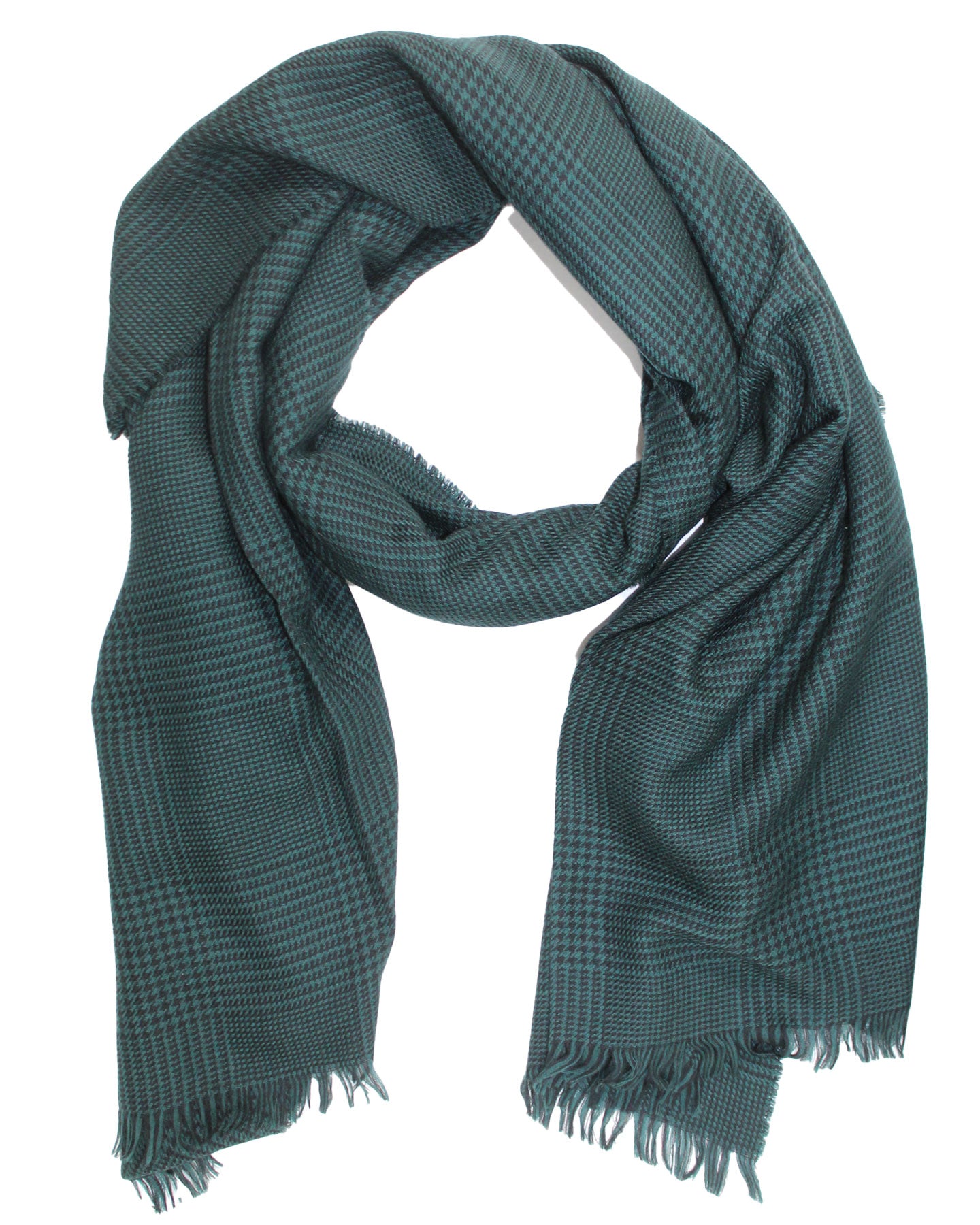 Sale Tom Ford Wool Scarf Dark Green Plaid