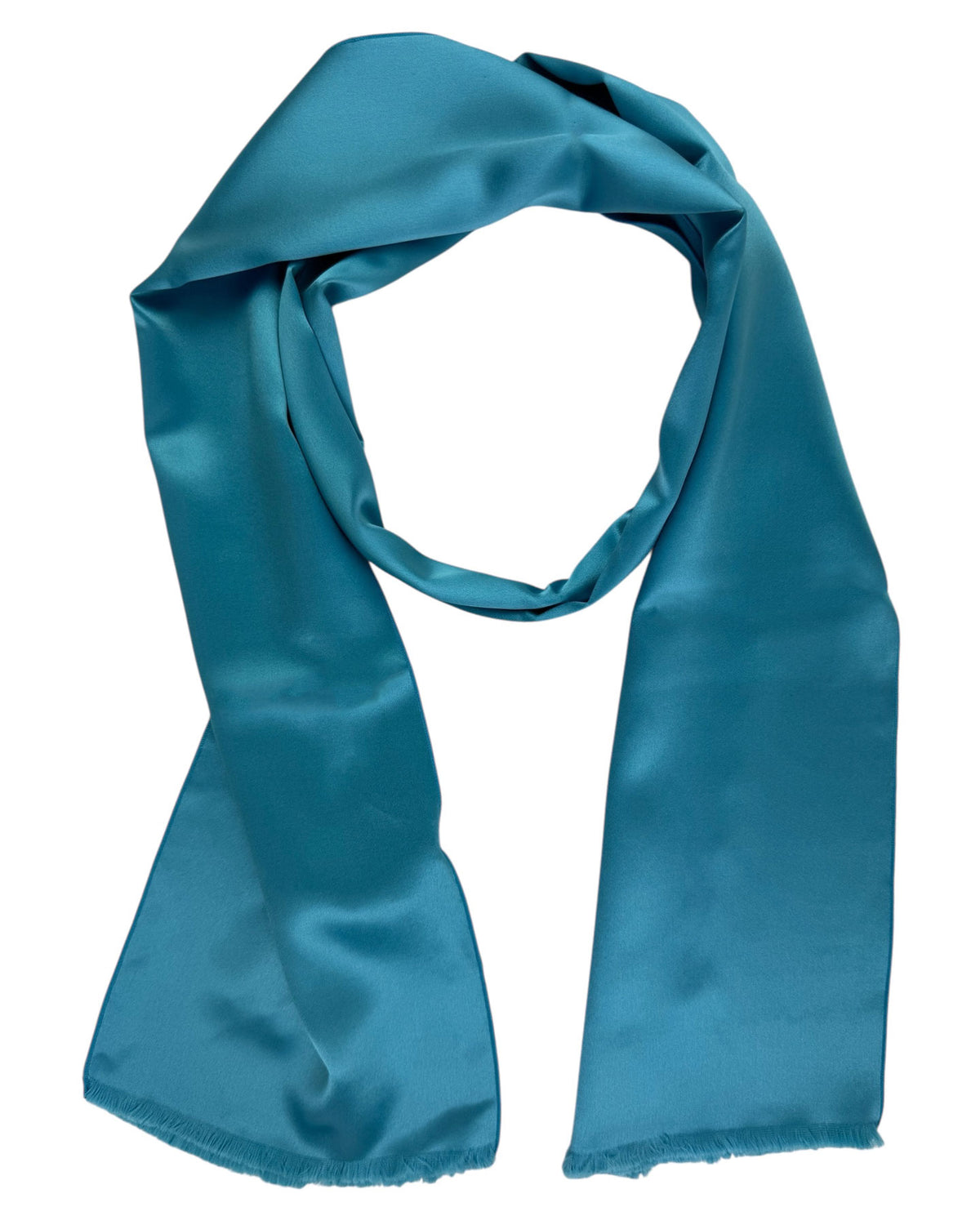 Tom Ford Silk Scarf Teal Aqua