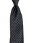 Tom Ford Tie Black Silver Dots  - Wide Necktie