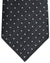 Tom Ford Tie Black Silver Dots  - Wide Necktie