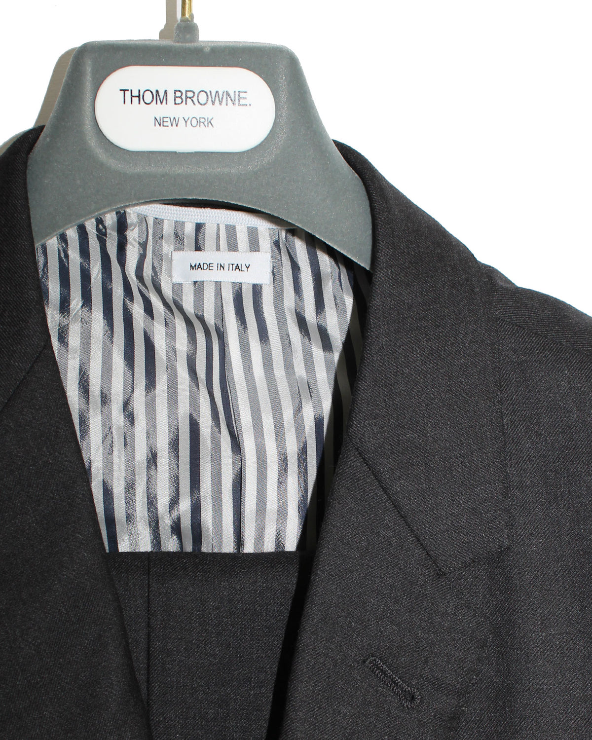 Hanger Thom Browne Suit Charcoal Gray