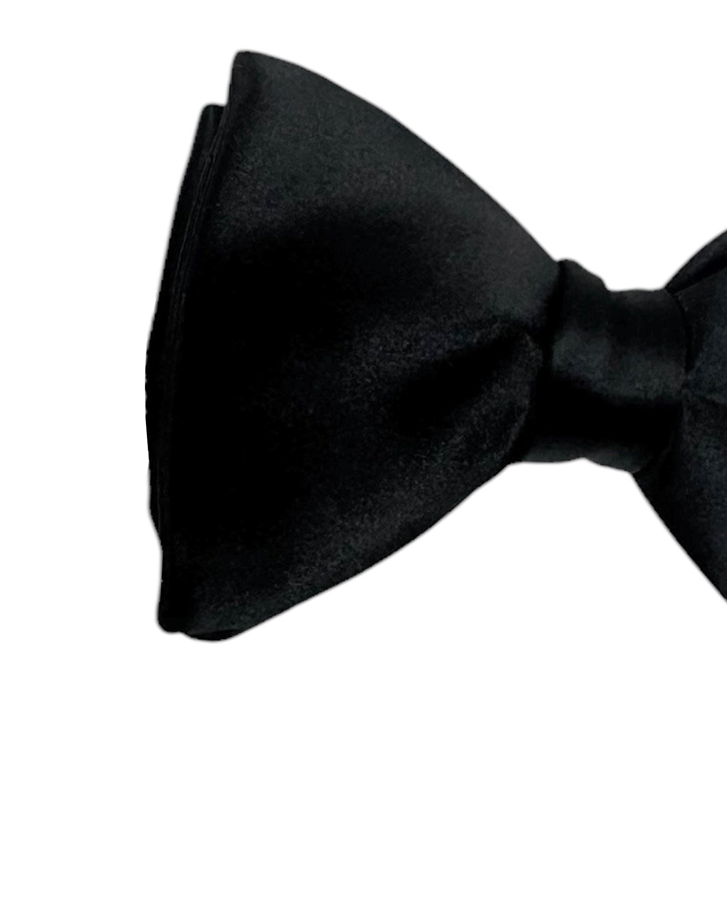 Tom Ford Bow Tie Solid Black Satin