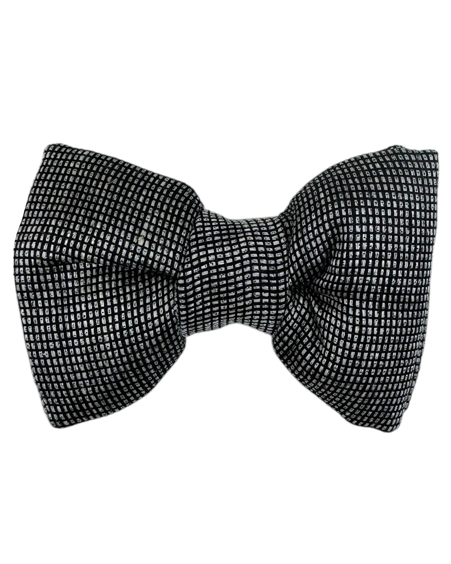 Tom Ford Bow Tie Black Silver Design