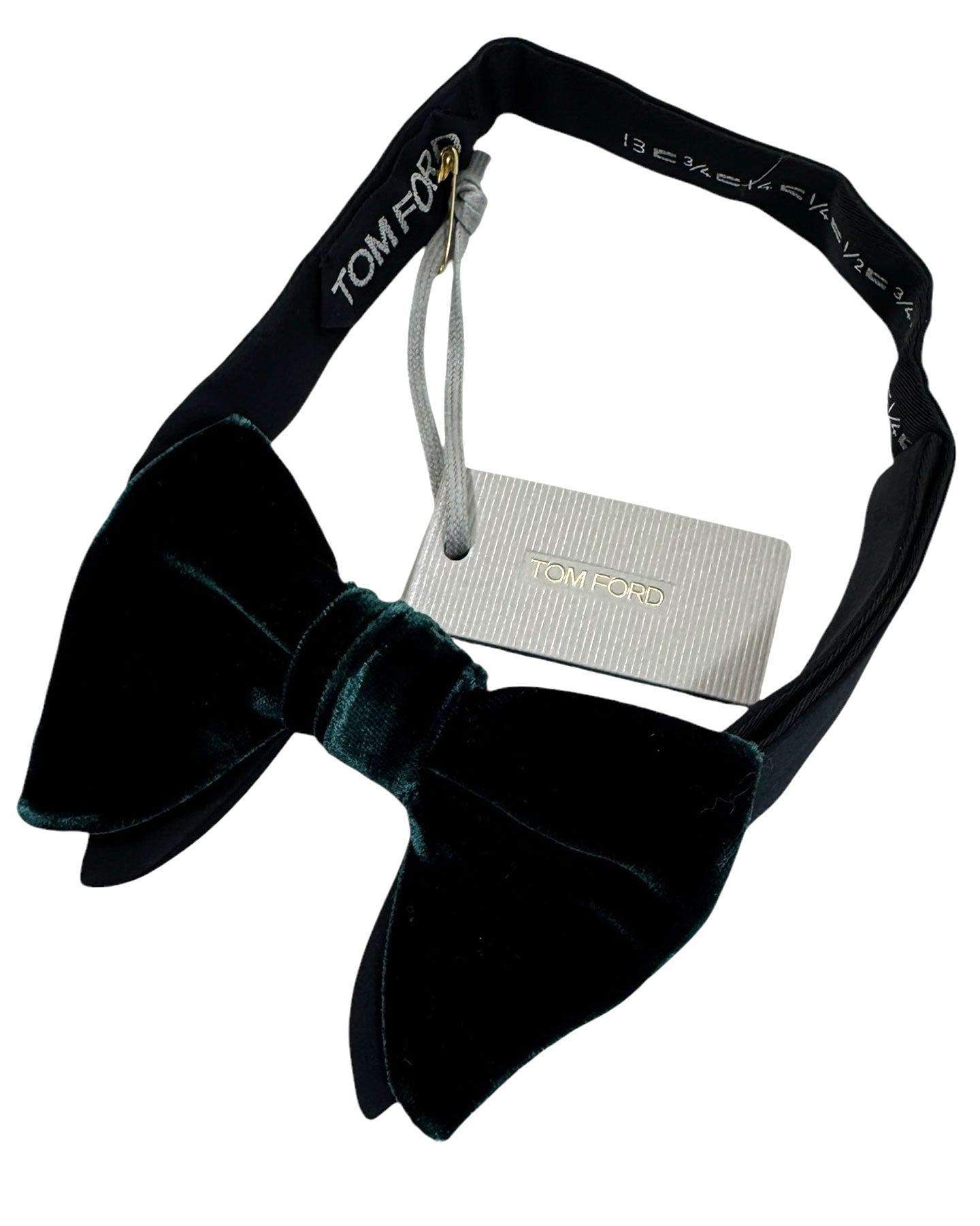 Tom Ford Velvet Bow Tie Dark Green