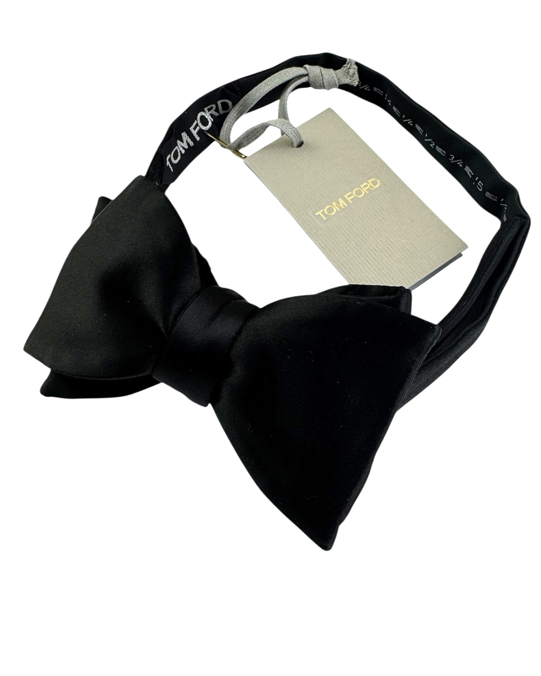 Tom Ford Silk Bow Tie Black New