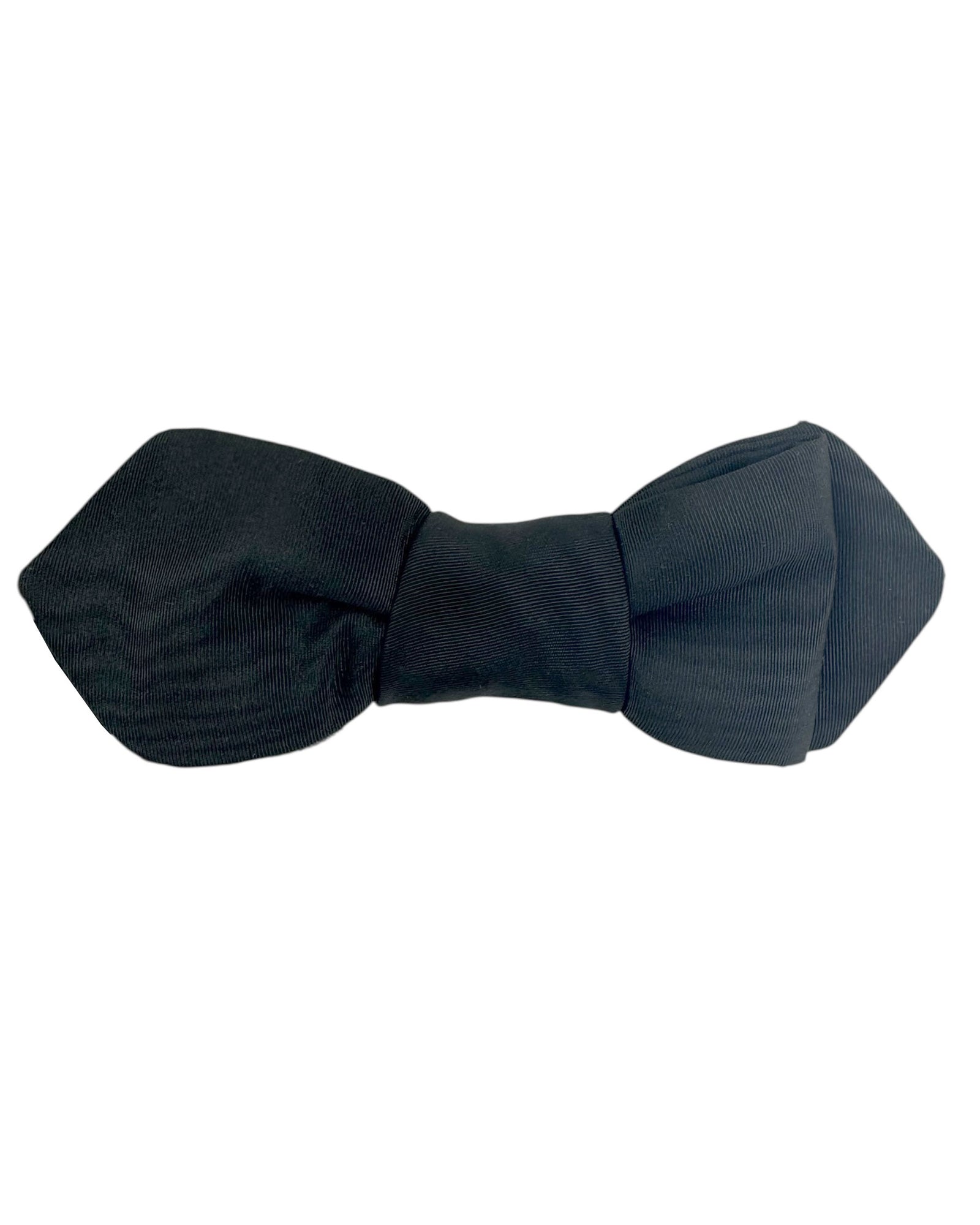 Tom Ford Silk Bow Tie Black Diamond Point