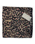 Tom Ford Silk Pocket Square Gray Brown Cheetah Print