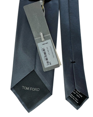 Tom Ford Silk Tie Charcoal Gray