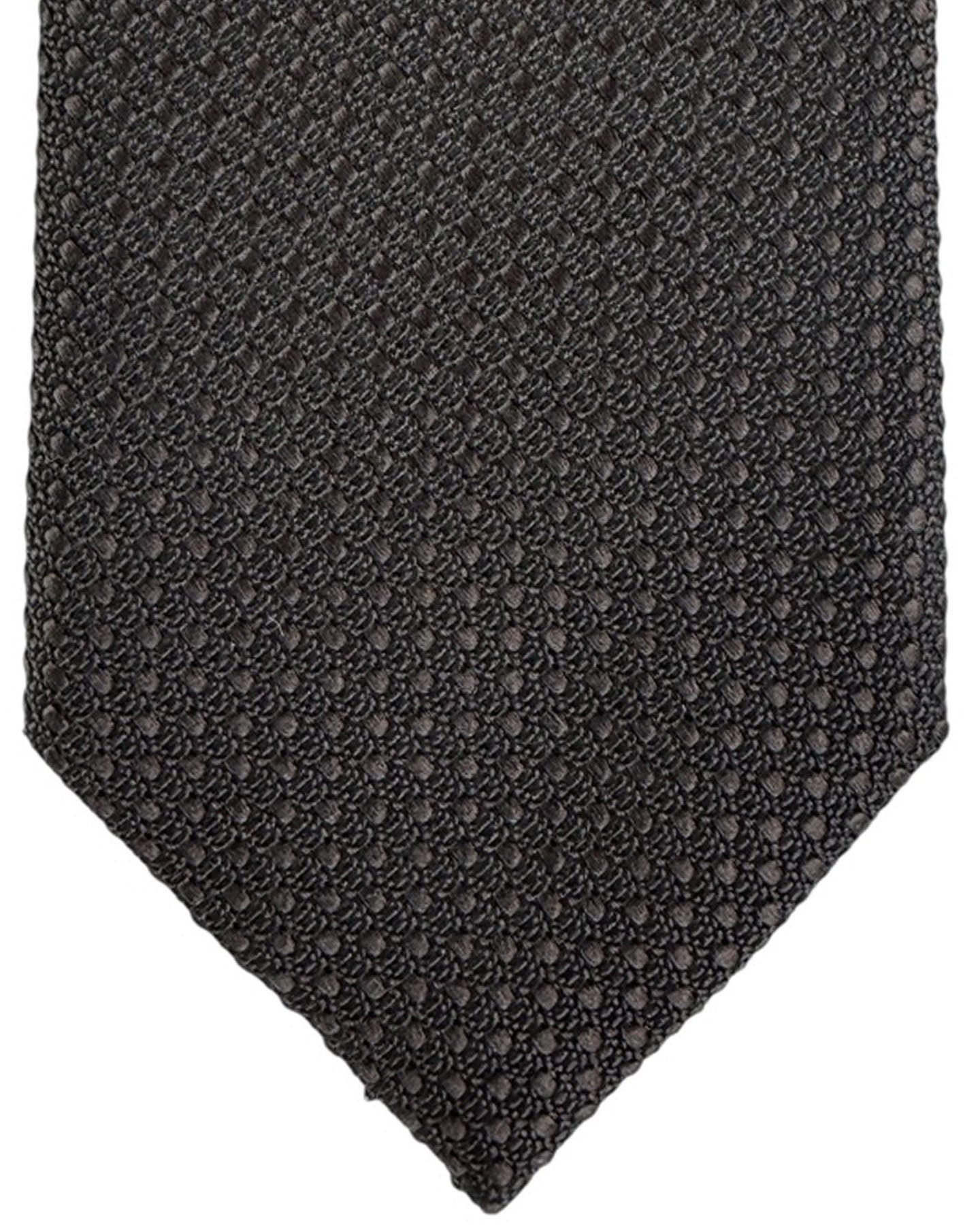 Tom Ford Silk Tie Dark Brown