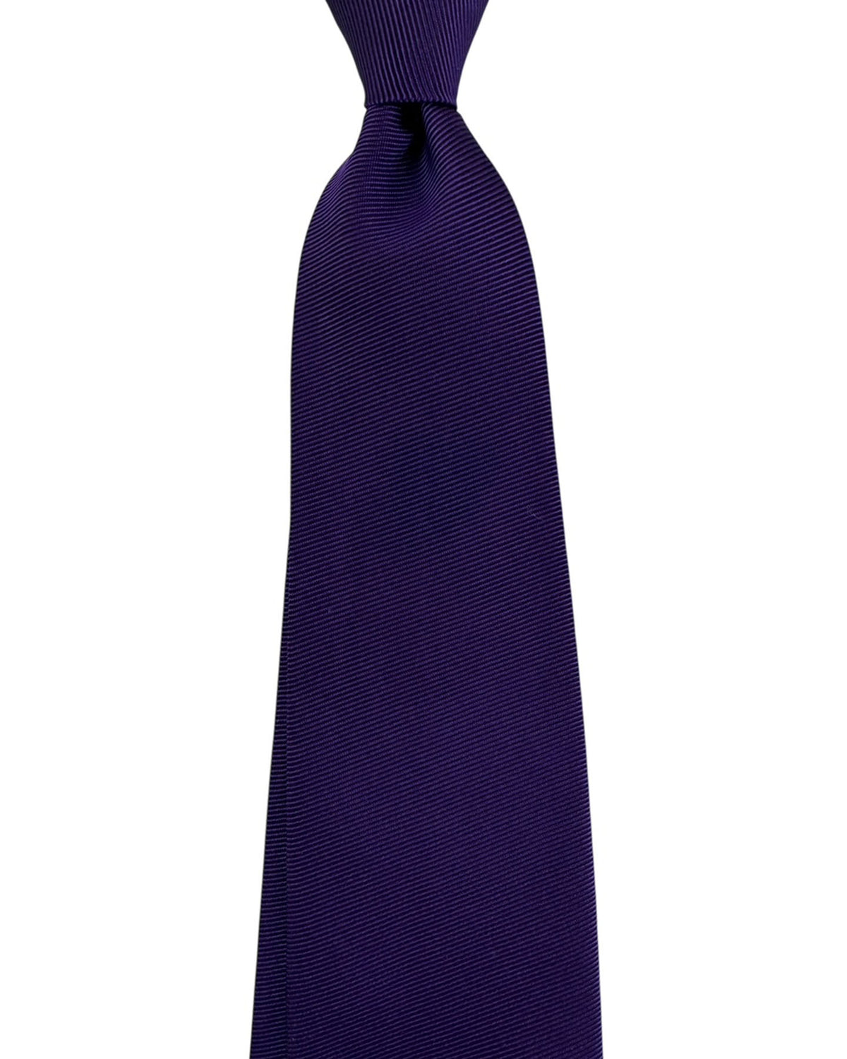 Tom Ford Silk Tie Purple Solid Grosgrain