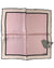 Tom Ford Silk Pocket Square Pink Taupe With Black Edge