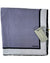 Tom Ford Silk Pocket Square Gray Silver With Black Edge