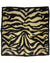 Tom Ford Silk Pocket Square Black Brown Tiger