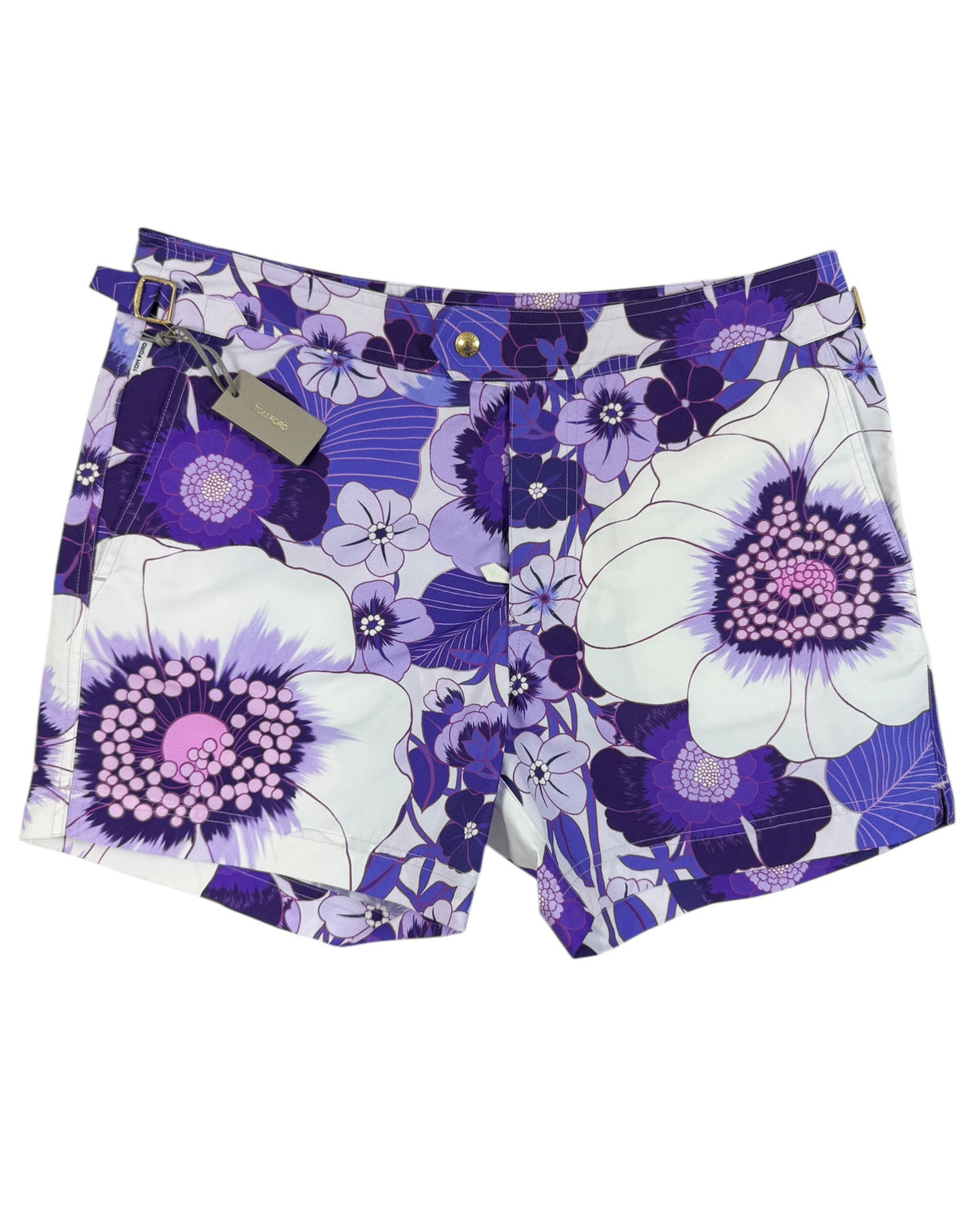 Tom Ford Swimwear Purple Floral 
