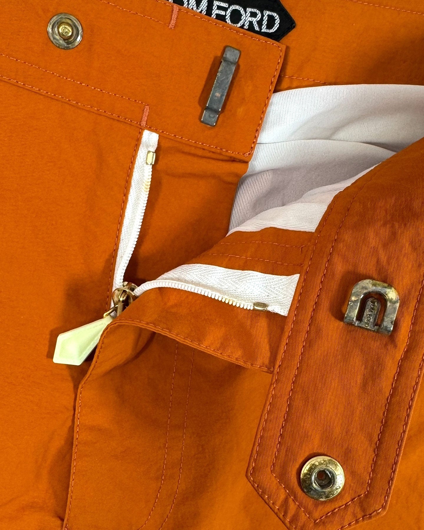 Tom Ford Swimwear Orange Men Swim Shorts 