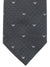 Armani Tie Gray Logos