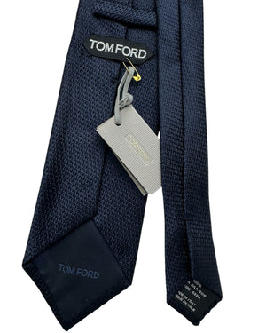 Tom Ford Tie Solid Black Pattern