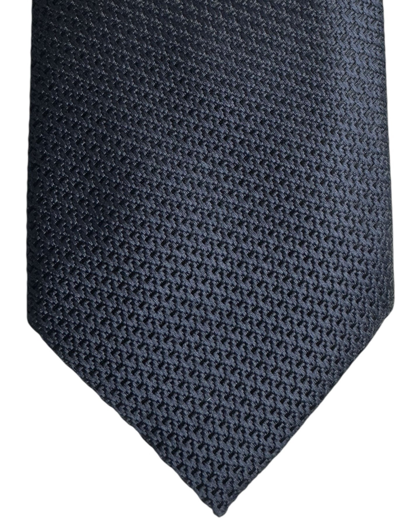 Tom Ford Tie Solid Black Pattern