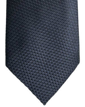 Tom Ford Tie Solid Black Pattern