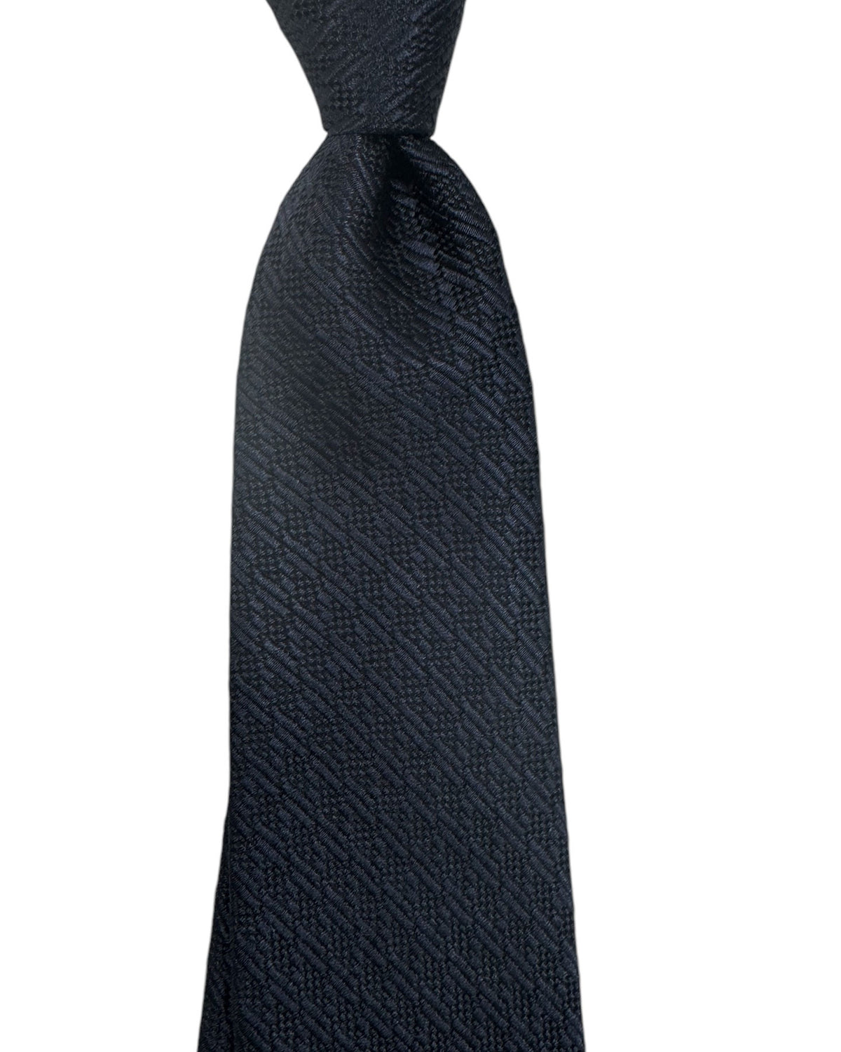 Tom Ford Tie Dark Blue Tonal Patterned Stripes