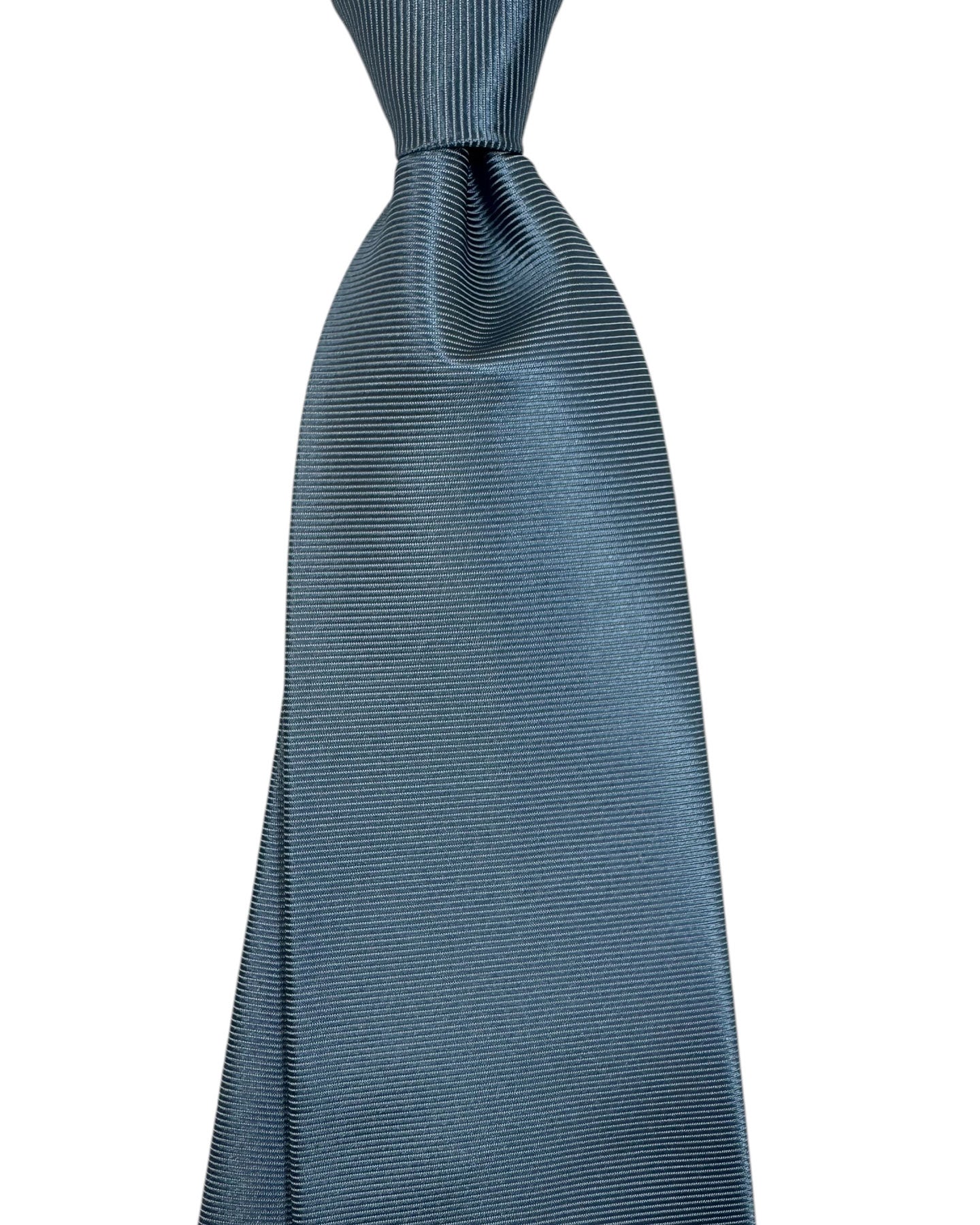 Tom Ford Tie Metal Gray Grosgrain