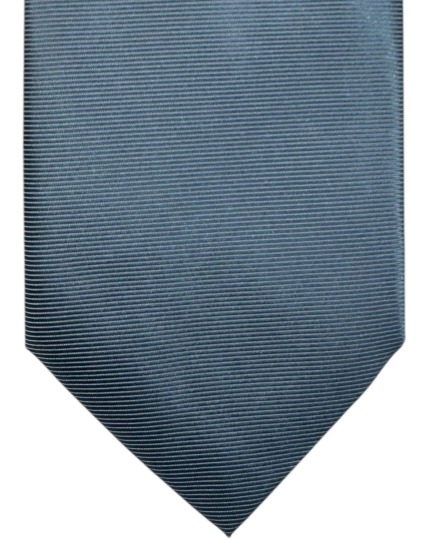 Tom Ford Tie Metal Gray Grosgrain