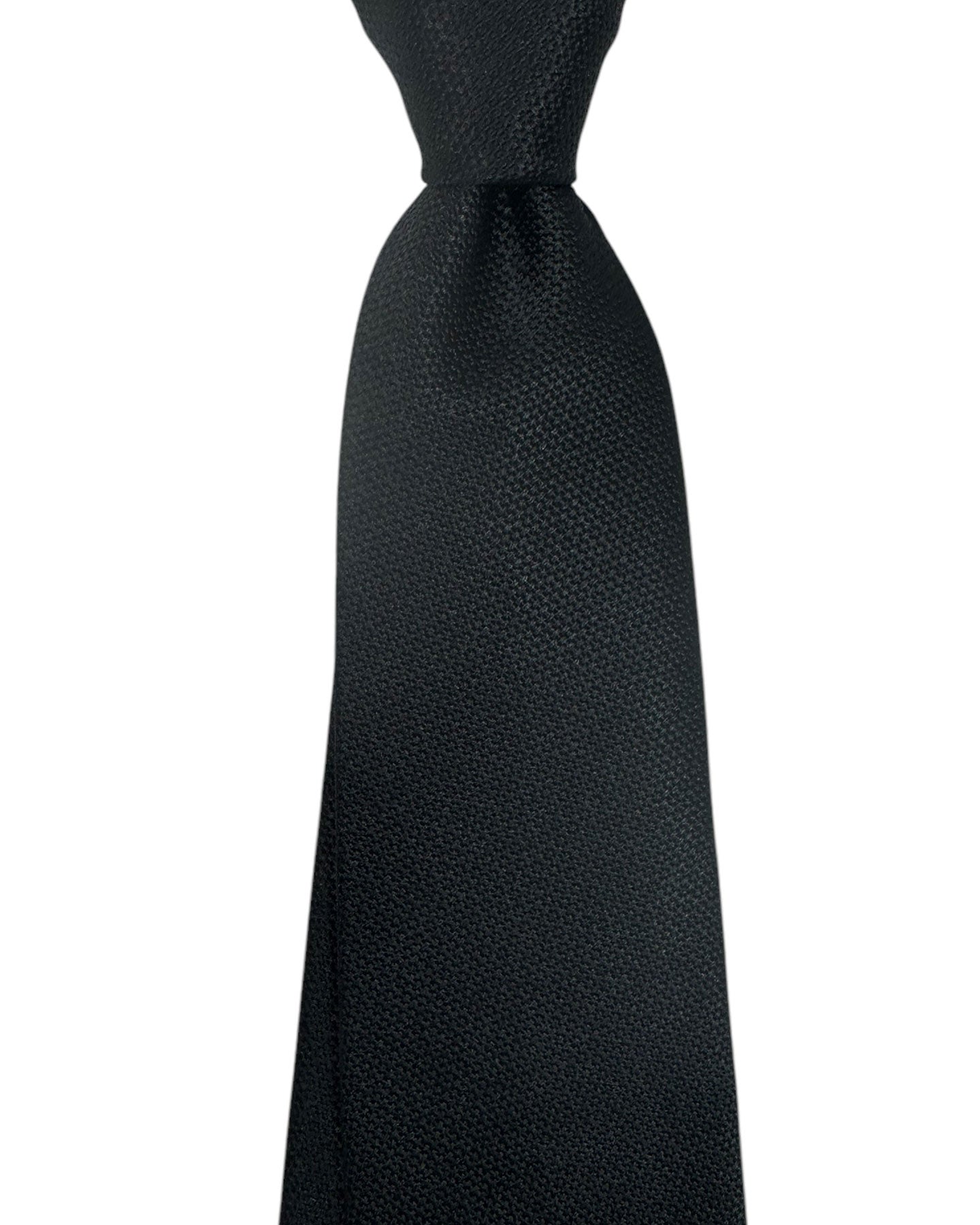 Tom Ford Tie Solid Black Pattern
